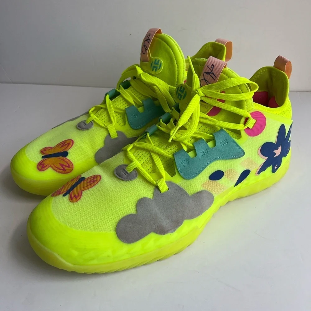 Adidas Harden Vol 5 Futurenatural Solar Yellow Sneakers Size 15